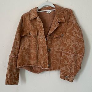 Paisley Cinnamon Jean Jacket